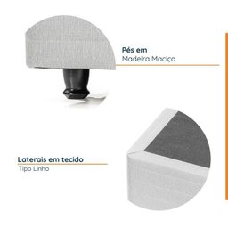 Conjunto Base Box Casal e Colchão Queen Extra Firme CabeCasa MadeiraMadeira - 4