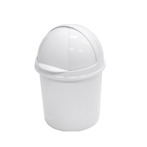 Lixeira Multiuso Retrátil Capacidade 7,3 Litros Cor Branco Durín