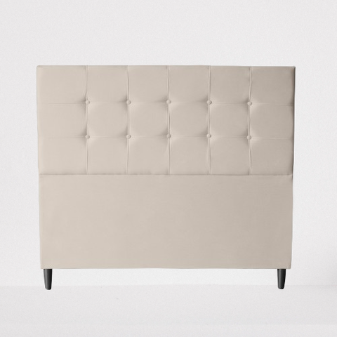 Cabeceira Cama Casal Box Estofada Itália Pop 140 Cm Suede Bege - Divalê Shop