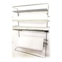 Ver imagem 4 de Porta Rolos, Temperos Aço Cromado Premium 5x1 Aço Cromado Parede