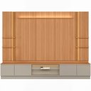 Ver imagem 7 de Rack para Sala com Painel para TV 75 pol LED 290cm Noble L05 Canela Gris Fosco - Lyam Decor