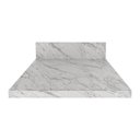 Ver imagem 3 de Tampo Mdp 25mm para Balcão de Cozinha 40cm Multimóveis Cr20419 Mármore Branco Mármore Branco