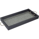 Ver imagem 1 de Bandeja Decorativa para Servir Home&co Retangular Mdf 40x20x4cm Preto