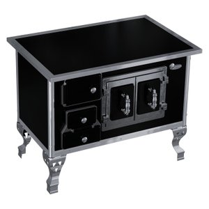 Fogão a Lenha N2 Porta Dupla Vitroceramico L/d