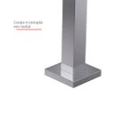 Ver imagem 3 de Torneira Link Quadrada Alta Banheiro Lavatório 1074 1/4 de Volta Cromada