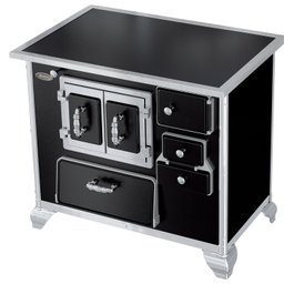 Fogão a Lenha N2 Gabinete Porta Dupla Vitroceramico L/e - 2