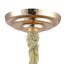 Ver imagem 1 de Pendente Vivi Dourado e Conhaque (d)60cm (a)42cm 9xe14 360w - Aq031g