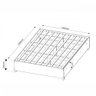 Base Cama Box Casal Imperatriz Com Pés Branco Viero - 3