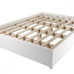 Base Cama Box Casal Imperatriz Com Pés Branco Viero - 2