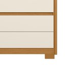Ver imagem 6 de Cômoda Quarto 79cm 6 Gavetas Ayron Cinamomo/off A02 - Mpozenato