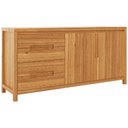 Ver imagem 1 de Buffet Aparador 165cm 2 Portas Madeira Maciça Floris Carvalho F07 - Mpozenato