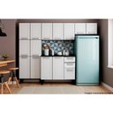 Ver imagem 1 de Kit de Cozinha Modulada 4 Peças Múltipla (2 Armários + 1 Balcão + 1 Paneleiro) C4P84 Branco -