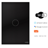 Interruptor Touch 1 PAD WI-FI - 4x2 PRETO - 2