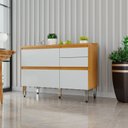 Ver imagem 1 de Balcão 3 Portas 2 Gavetas 100% Mdf Paloma