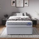 Ver imagem 1 de Conjunto Base Box Baú Casal e Colchão Ultra Firme Luna CabeCasa MadeiraOriginals