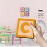Bloquinho Abcd - Quadros ou Placas Modulares com 4 Peças - 3