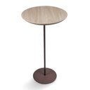 Ver imagem 3 de Mesa Lateral KARLA - ALTA, tampo redondo Itapuã e base Aço Corten.