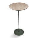 Ver imagem 3 de Mesa Lateral KARLA - ALTA, tampo redondo Itapuã e base Verde Oliva.
