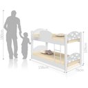 Ver imagem 2 de Beliche Infantil Nuvem com 2 Colchões Madri