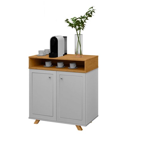 Buffet Star 2 Portas Portas Cinamomo Nature - JA Móveis
