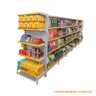 Gôndola Prateleira Supermercado 5 Níveis 40x30 New Plus 1,70 Central Inicial Azul SA Gôndolas - 4