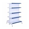 Gôndola Prateleira Supermercado 5 Níveis 40x30 New Plus 1,70 Central Inicial Azul SA Gôndolas - 1