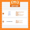 Ver imagem 2 de Gôndola Prateleira Supermercado 5 Níveis 40x30 New Plus 1,70 Central Inicial Azul SA Gôndolas