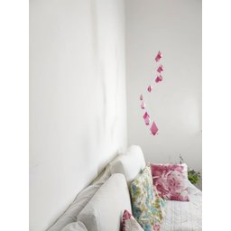Móbile berço bebê infantil quarto Flores Rosas Campânulas - 3