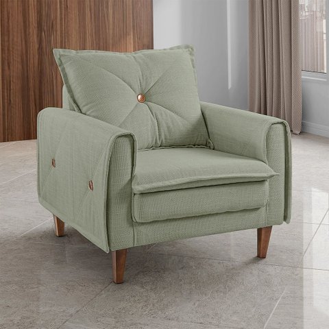 Poltrona Miami em Madeira de Eucalipto Movellu Home