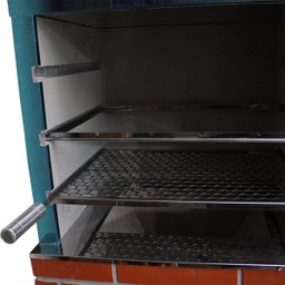 Churrasqueira Trio Pré-moldado Golden Forno e Fogão a Lenha Tijolinho Trabalhado - 4