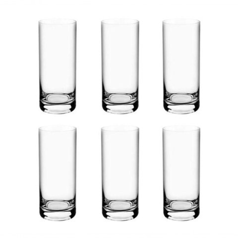 6 Copos Altos em Cristal Ecológico Larus 350ml Bohemia