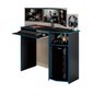 Mesa Gamer Escrivaninha Office Nicho E Suporte Gabinete CPU Gamer:Preto/Azul - 1