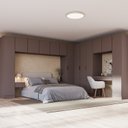 Ver imagem 1 de Guarda-Roupa Planejado de Canto Linear 12 Peças com 13 Portas Orion CabeCasa MadeiraOriginals Marrom/Mocha