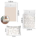 Ver imagem 5 de Jogo de Cama King Size 180 Fios Fiori - Paula (7692-1)