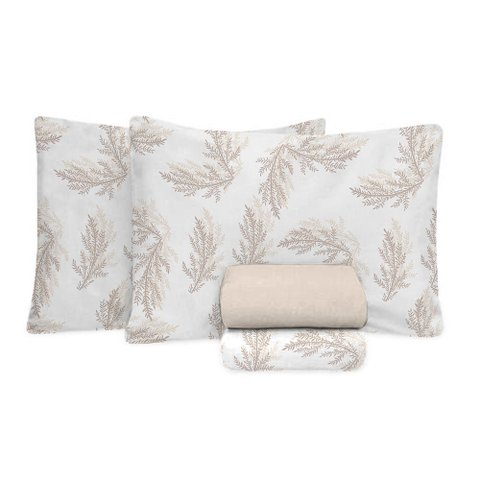 Jogo de Cama King Size 180 Fios Fiori - Paula (7692-1)