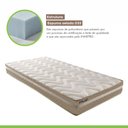 Ver imagem 4 de Kit com Kit com 2 Colchões Solteiro D33 Plus Duoface 14x88x188cm Unique Paropas by Ecosono