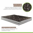 Ver mais imagens de Cama Box Queen com Colchão D33 Unique Plus Duoface 14x158x198cm e Base Íris Preto/Elegancy Paropas B