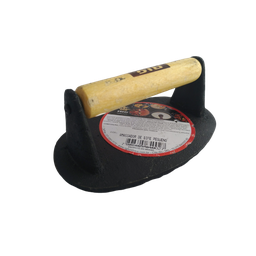 Amassador Prensador Ferro Fundido P/ Bife Hambúrguer Lanches - 6