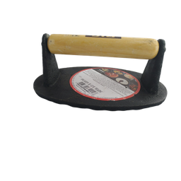 Amassador Prensador Ferro Fundido P/ Bife Hambúrguer Lanches - 4