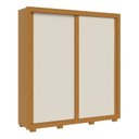 Ver imagem 2 de Guarda-Roupa Casal 2 Portas de Correr 3 Gavetas Protea 210cm Espresso Móveis