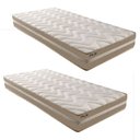 Ver imagem 1 de Kit com 2 Colchões Solteiro Quality Plus Duoface 20x88x188cm Paropas By Ecosono Bege/Rustico