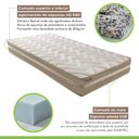 Ver imagem 4 de Kit com 2 Colchões Solteiro Quality Plus Duoface 20x88x188cm Paropas By Ecosono Bege/Rustico