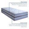 Kit com 2 Colchões Solteiro Molas Ensacadas Samambaia 30x88x188cm - 4