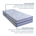 Ver imagem 6 de Kit com 2 Colchões Solteiro Molas Ensacadas Samambaia 30x88x188cm Paropas by Ecosono