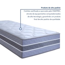 Kit com 2 Colchões Solteiro Molas Ensacadas Samambaia 30x88x188cm - 6