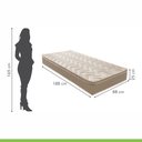 Ver imagem 7 de Kit com 2 Colchões Solteiro Unique Anatômico D28 25x88x188cm Paropas by Ecosono