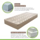Ver imagem 4 de Kit com 2 Colchões Solteiro Unique Anatômico D28 25x88x188cm Paropas By Ecosono Bege/Rustico