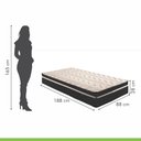 Ver imagem 5 de Colchão Solteiro Molas Extrapedic 28x88x188cm Íris Paropas by Ecosono