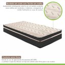 Ver imagem 2 de Colchão Solteiro Molas Extrapedic 28x88x188cm Íris Paropas by Ecosono