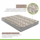 Ver mais imagens de Cama Box Queen com Colchão D45 Quality Duoface 20x158x198cm e Base Galaxy Prata/Rustico Paropas By e